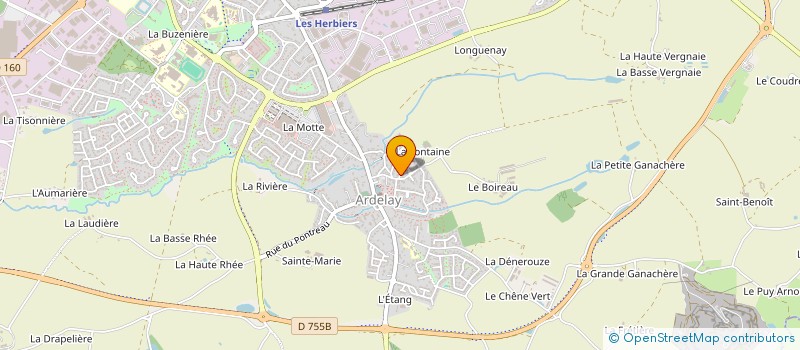 localisation de l'entreprise MADAME MAILIS BOCQUIER  LES HERBIERS