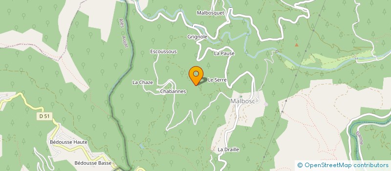 localisation de l'entreprise MADAME MAILIS LAPETRUSA  LES VANS