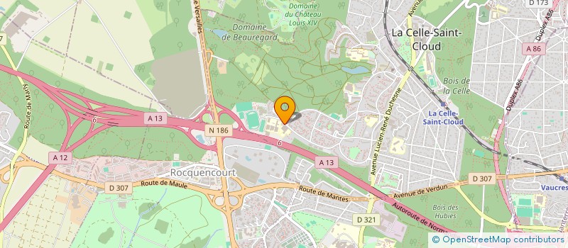 localisation de l'entreprise MADAME MAILISSE ANGELY  LA CELLE-SAINT-CLOUD