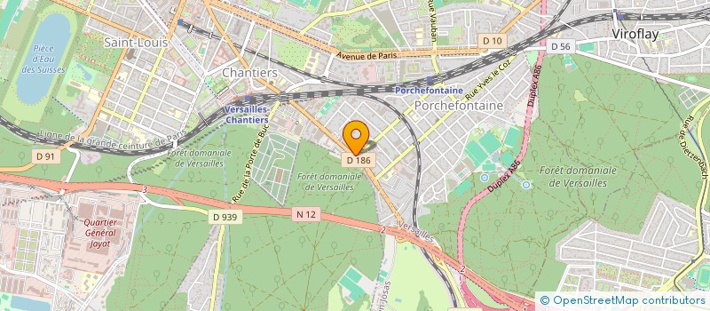 localisation de l'entreprise MADAME MAILLA BENCHEIKH à VERSAILLES