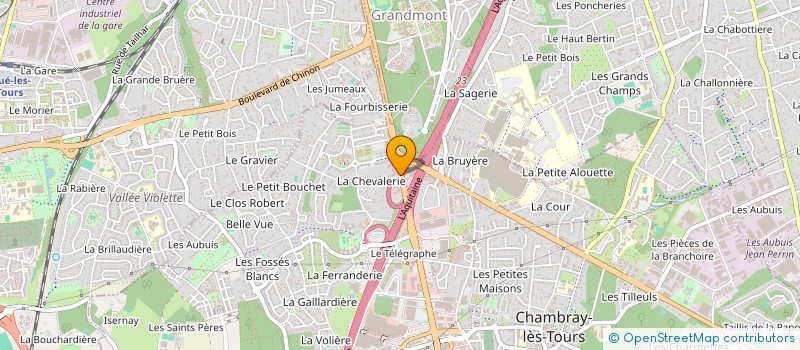 localisation de l'entreprise MADAME MAILLYS LECLERC  CHAMBRAY-LES-TOURS