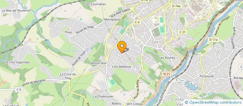 localisation de l'entreprise MADAME MAILY BERMUDEZ  ISLE