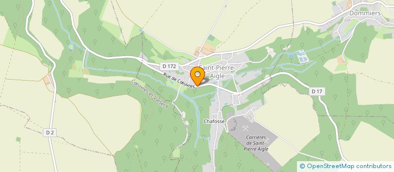 localisation de l'entreprise MADAME MAILY CHRISTOPHE  SAINT-PIERRE-AIGLE