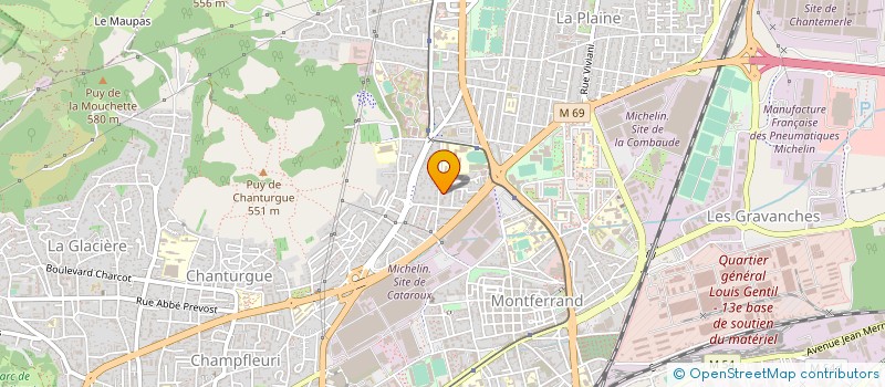 localisation de l'entreprise MADAME MAILYNE DA SILVA  CLERMONT-FERRAND