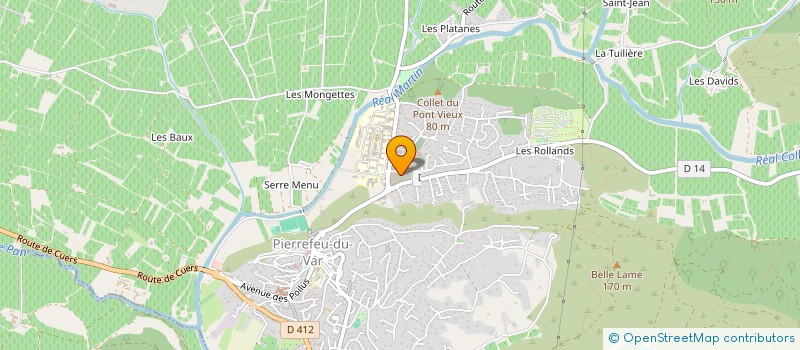 localisation de l'entreprise MADAME MAILYS-ANNE KATIE  PIERREFEU-DU-VAR