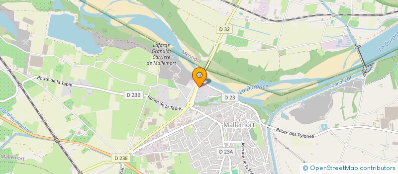 localisation de l'entreprise MADAME MAILYS BAUDINO  MALLEMORT