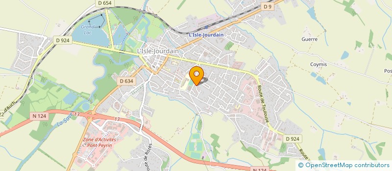 localisation de l'entreprise MADAME MAILYS BON à L'ISLE-JOURDAIN