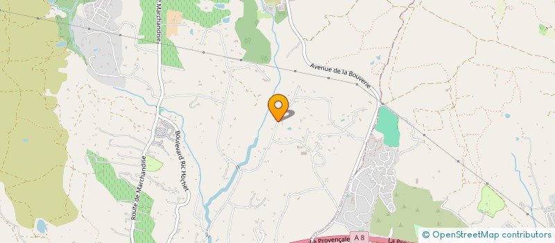 localisation de l'entreprise MADAME MAILYS BOURGEAIS à ROQUEBRUNE-SUR-ARGENS