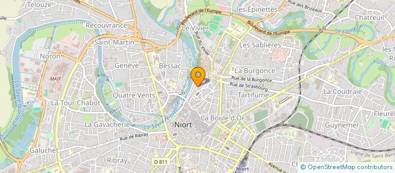 localisation de l'entreprise MADAME MAILYS BROUILLET  NIORT