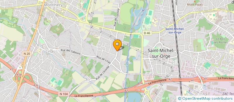 localisation de l'entreprise MADAME MAILYS BRUCKNER à LONGPONT-SUR-ORGE