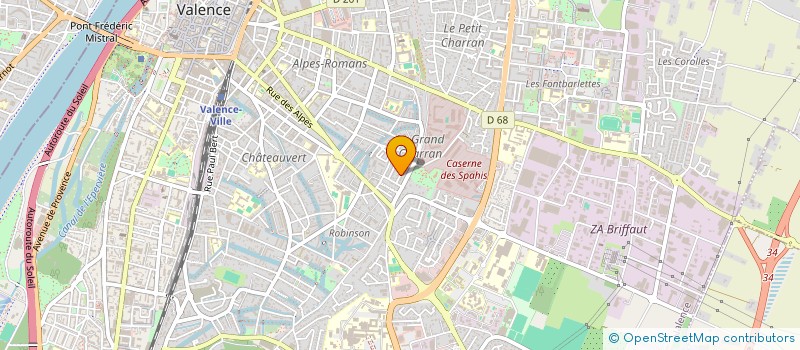 localisation de l'entreprise MADAME MAILYS CARPENTIER à VALENCE