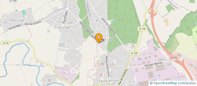 localisation de l'entreprise MADAME MAILYS CHASSARD  FAULQUEMONT