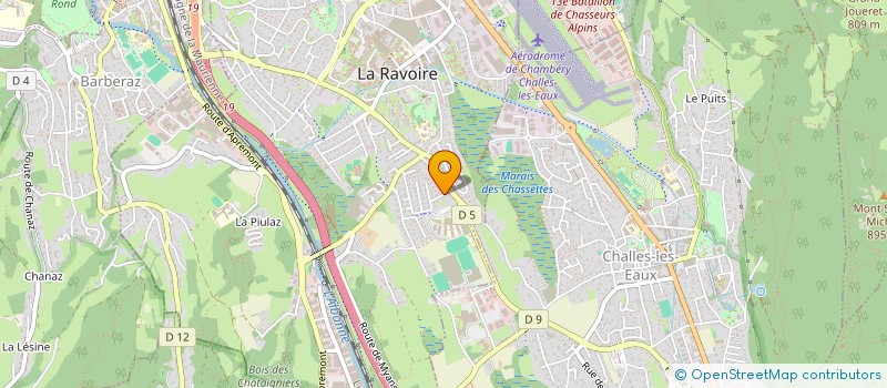 localisation de l'entreprise MADAME MAILYS COLLY  LA RAVOIRE