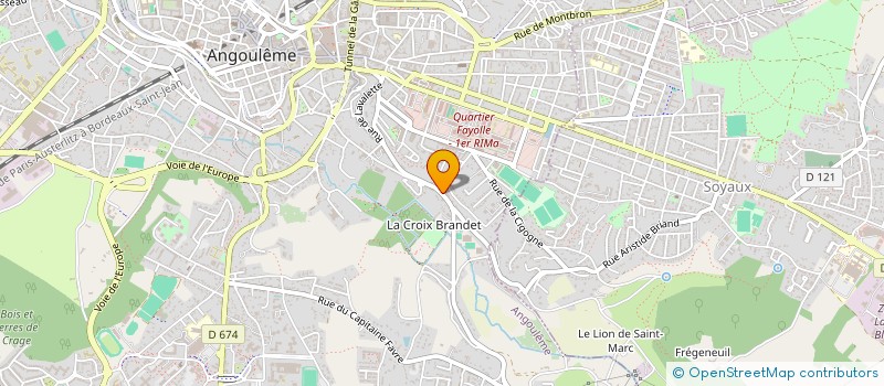 localisation de l'entreprise MADAME MAILYS COUQUIAUD à ANGOULEME
