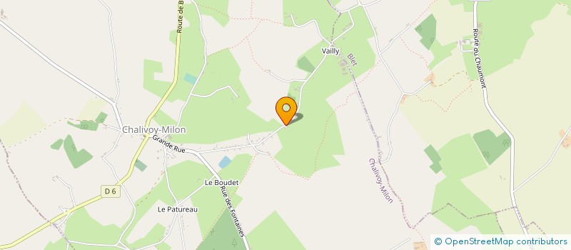 localisation de l'entreprise MADAME MAILYS COURROUX  CHALIVOY-MILON