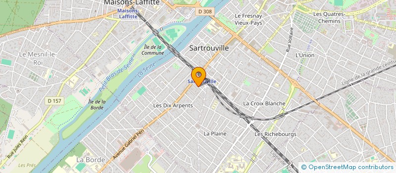 localisation de l'entreprise MADAME MAILYS DA SILVA  SARTROUVILLE