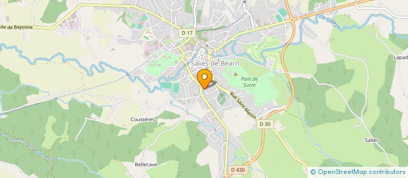 localisation de l'entreprise MADAME MAILYS DAROQUE  SALIES-DE-BEARN