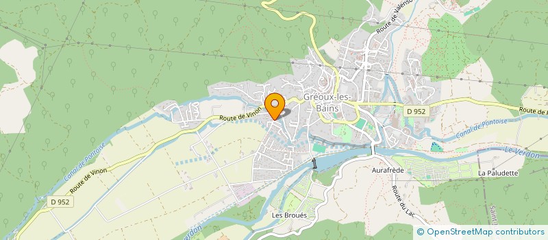 localisation de l'entreprise MADAME MAILYS DEBENNE à GREOUX-LES-BAINS