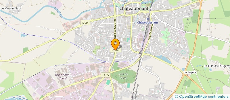localisation de l'entreprise MADAME MAILYS DUBOSQ à CHATEAUBRIANT