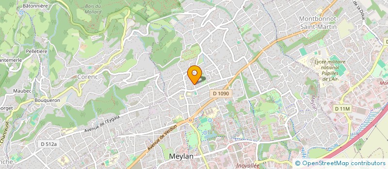 localisation de l'entreprise MADAME MAILYS DUMAS-LATTAQUE  MEYLAN