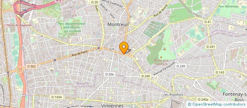 localisation de l'entreprise MADAME MAILYS FEVRE à MONTREUIL
