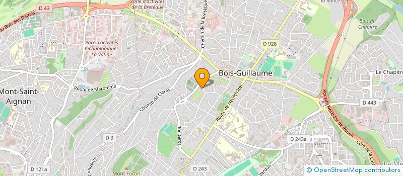 localisation de l'entreprise MADAME MAILYS FOUCHARD à BOIS-GUILLAUME