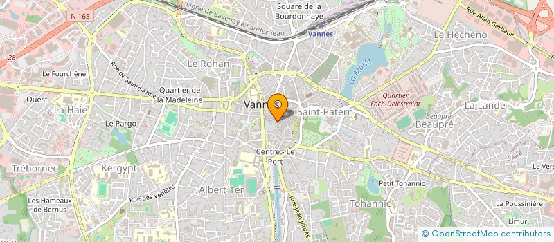 localisation de l'entreprise MADAME MAILYS FROGER à VANNES