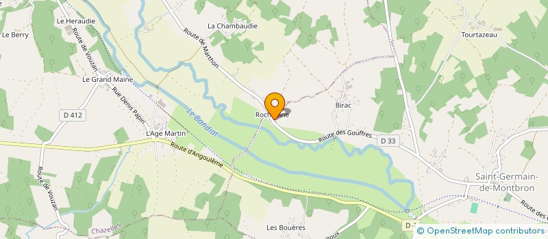 localisation de l'entreprise MADAME MAILYS GAILLARD à SAINT-GERMAIN-DE-MONTBRON