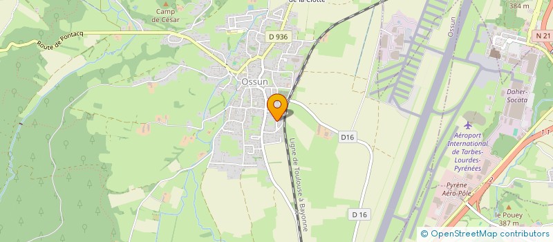 localisation de l'entreprise MADAME MAILYS GERBAL  OSSUN