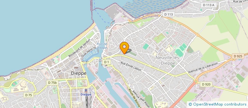 localisation de l'entreprise MADAME MAILYS GRIZARD  DIEPPE