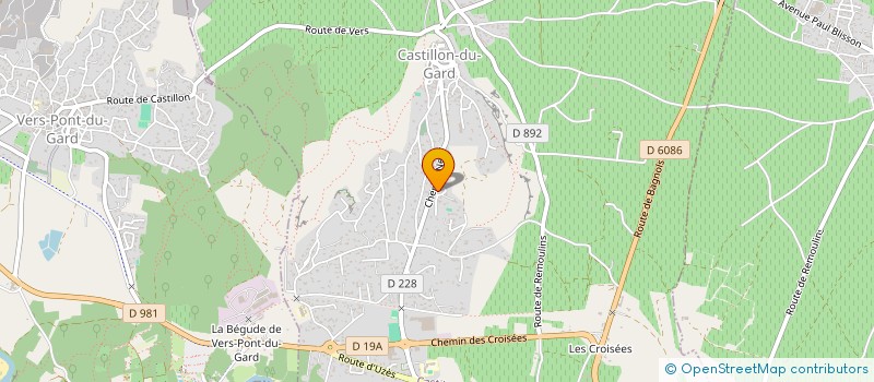 localisation de l'entreprise MADAME MAILYS JARDON  CASTILLON-DU-GARD