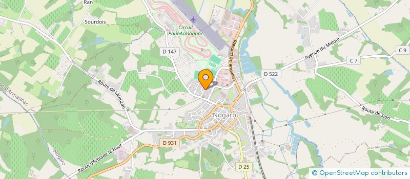 localisation de l'entreprise MADAME MAILYS LAFFARGUE  NOGARO