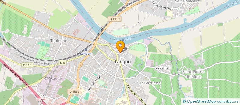 localisation de l'entreprise MADAME MAILYS LARIVIERE à LANGON