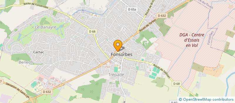 localisation de l'entreprise MADAME MAILYS LAURENT  FONSORBES