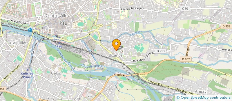 localisation de l'entreprise MADAME MAILYS LE BUAN MANIA  BIZANOS