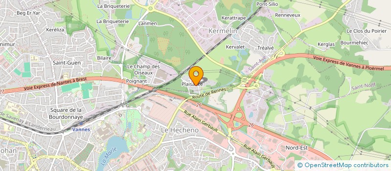 localisation de l'entreprise MADAME MAILYS LE GUILLOUX  SAINT-AVE