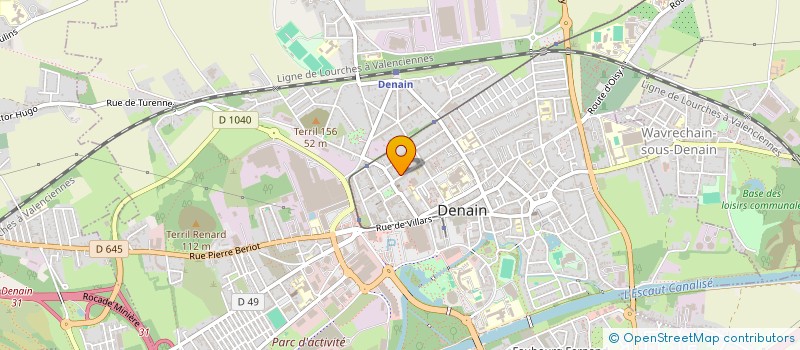 localisation de l'entreprise MADAME MAILYS MAKANE  DENAIN