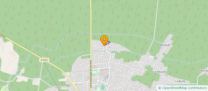 localisation de l'entreprise MADAME MAILYS MARCHESSIN  PARENTIS-EN-BORN