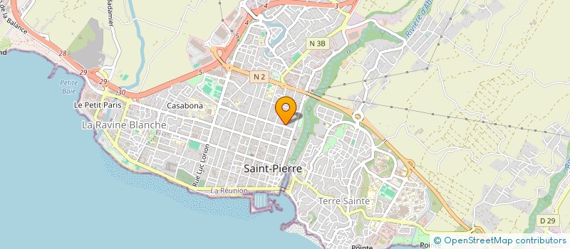 localisation de l'entreprise MADAME MAILYS MAROUDE à SAINT-PIERRE