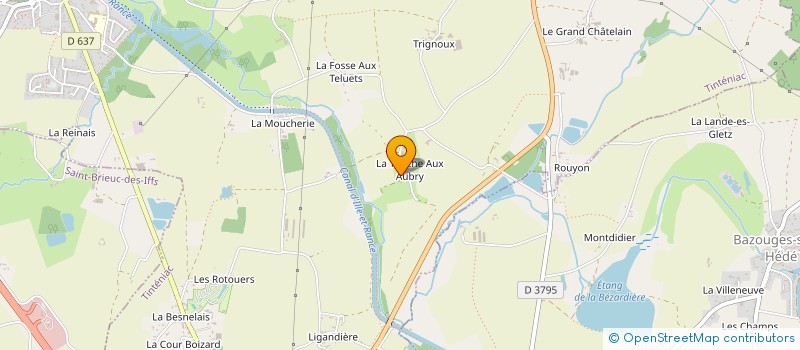 localisation de l'entreprise MADAME MAILYS MARY  TINTENIAC