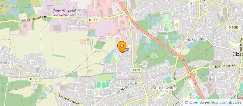 localisation de l'entreprise MADAME MAILYS MATHIS  KINGERSHEIM