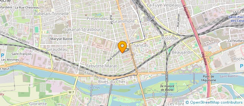 localisation de l'entreprise MADAME MAILYS MIJOIN  TOURS