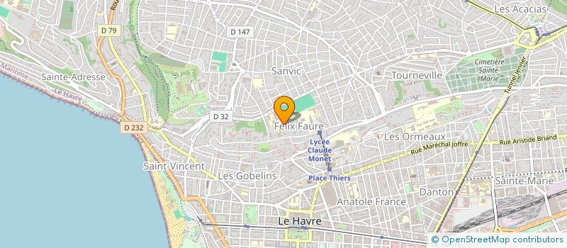 localisation de l'entreprise MADAME MAILYS MONCHATRE à LE HAVRE