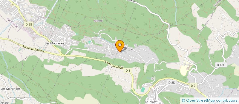 localisation de l'entreprise MADAME MAILYS NAGELI  MIMET