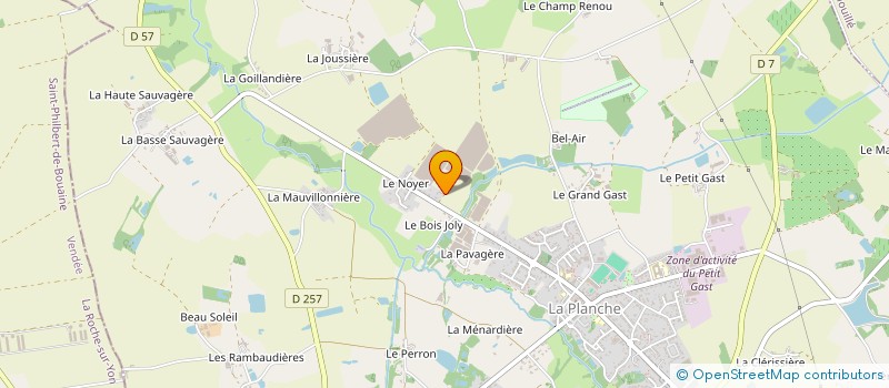 localisation de l'entreprise MADAME MAILYS POGU  LA PLANCHE