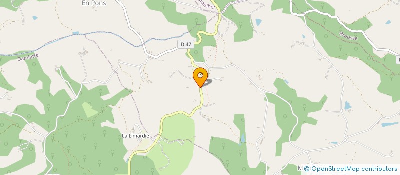 localisation de l'entreprise MADAME MAILYS POMIES  MOULAYRES