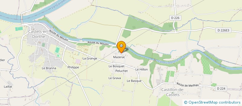 localisation de l'entreprise MADAME MAILYS RICHET  CASTETS ET CASTILLON