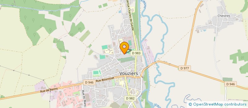 localisation de l'entreprise MADAME MAILYS RONSEAUX  VOUZIERS