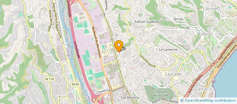 localisation de l'entreprise MADAME MAILYS SAUVAGE  NICE