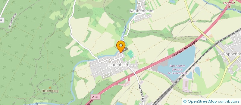 localisation de l'entreprise MADAME MAILYS SCHROEDER  LEUTENHEIM